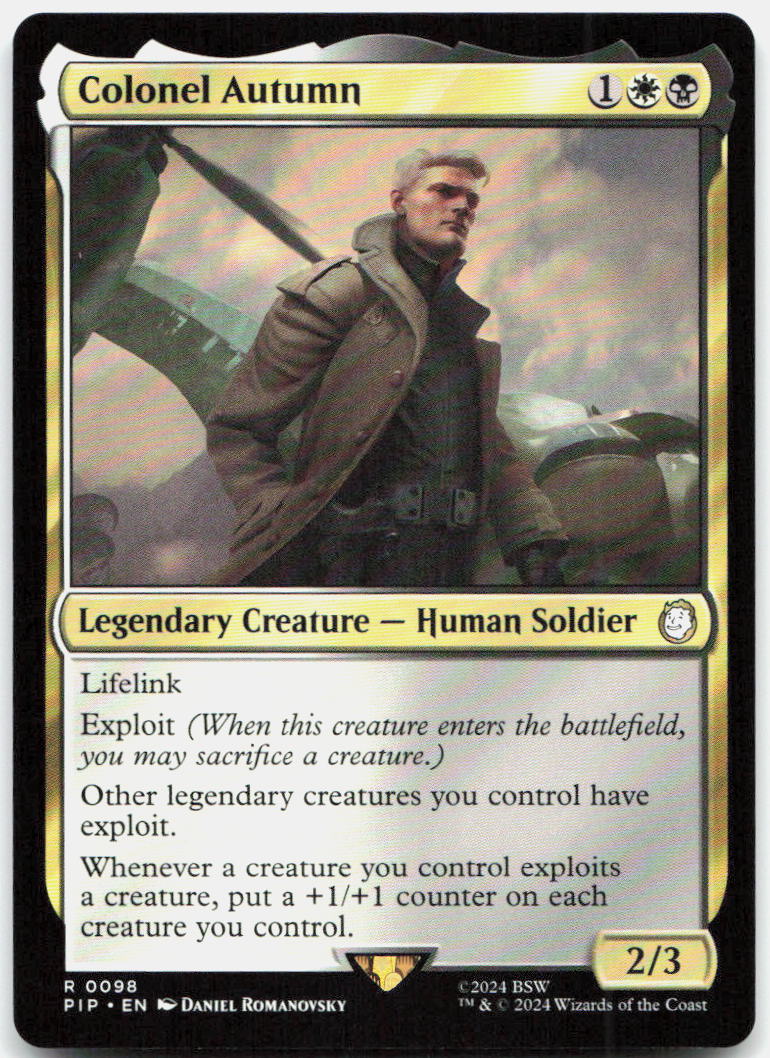 Colonel Autumn NM R Universes Beyond: Fallout 98