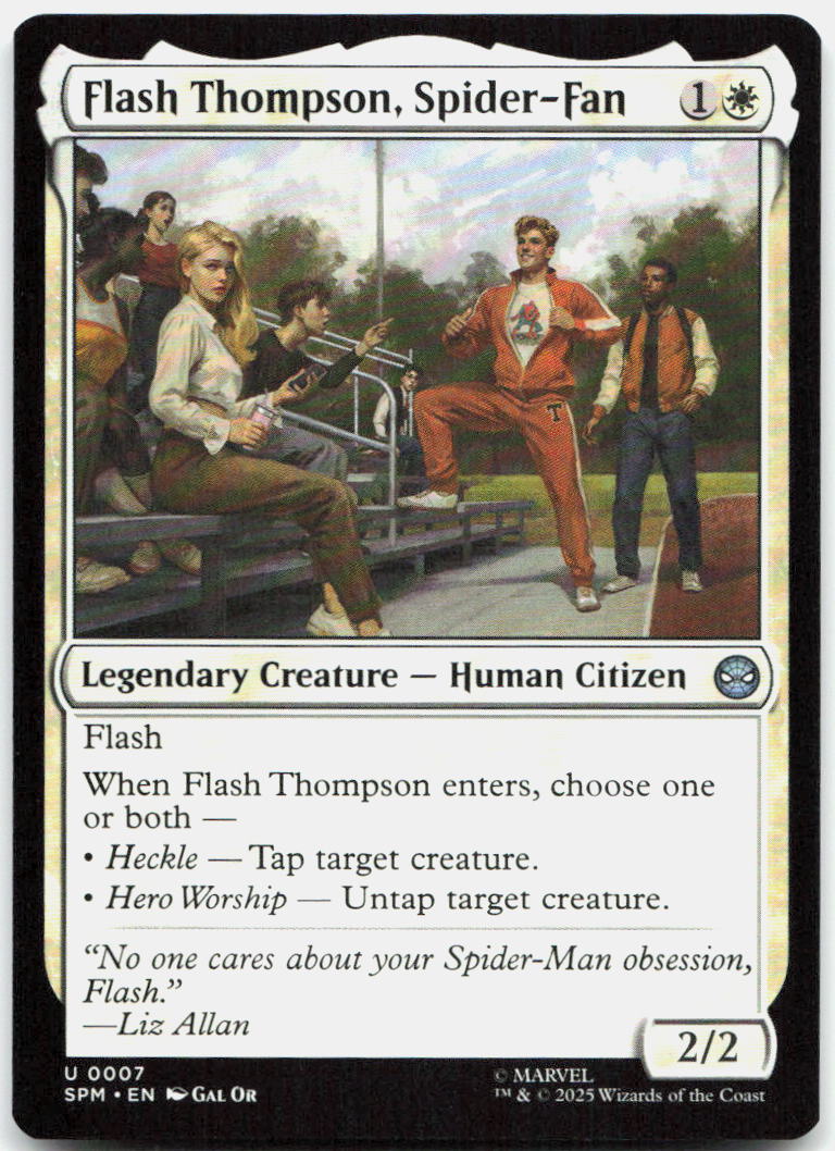 Flash Thompson, Spider-Fan NM U Marvel's Spider-Man 7