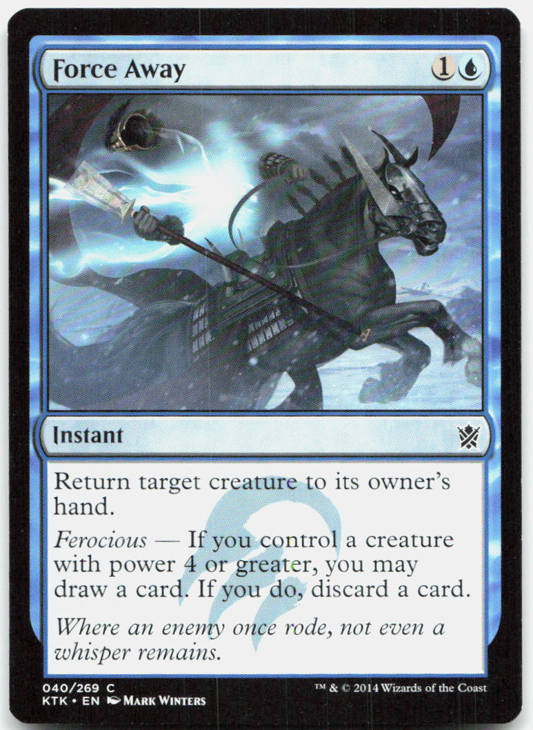 Force Away NM C Khans of Tarkir 40