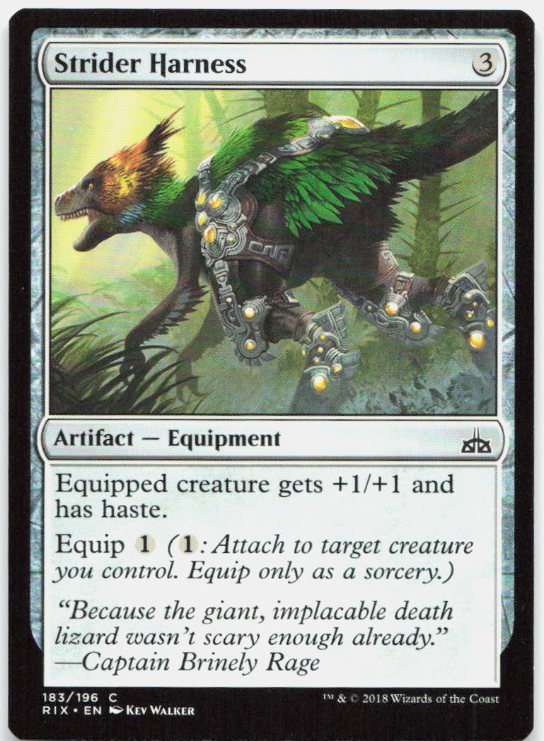 Strider Harness NM C Rivals of Ixalan 183