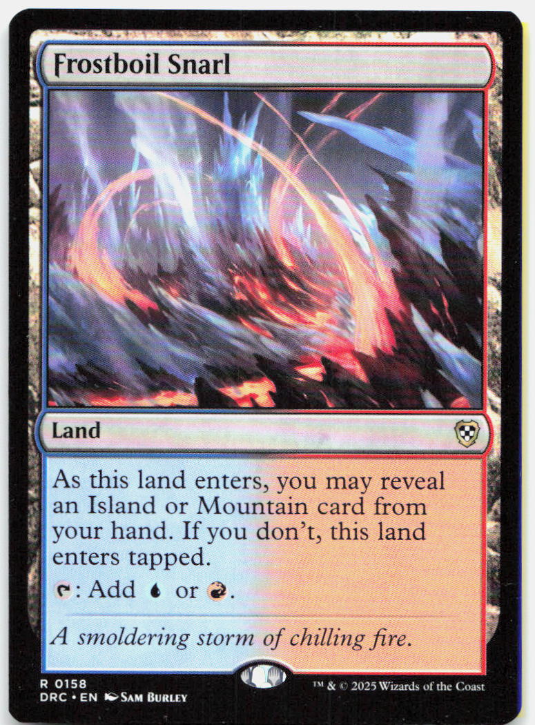 Frostboil Snarl NM R Commander: Aetherdrift 158