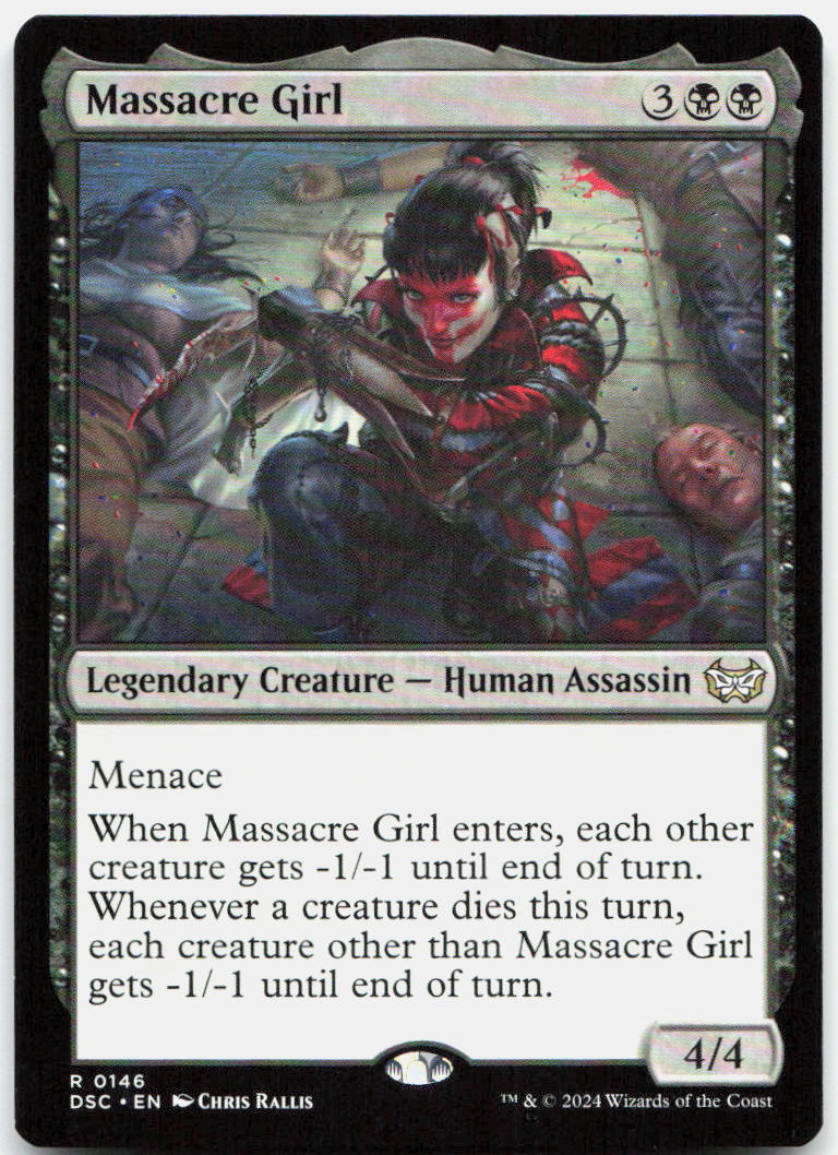 Massacre Girl NM R Commander: Duskmourn: House of Horror 146