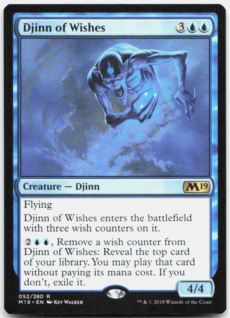 Djinn of Wishes NM R Core Set 2019 52
