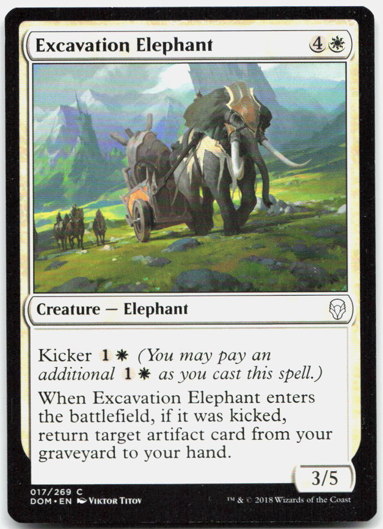 Excavation Elephant NM C Dominaria 17