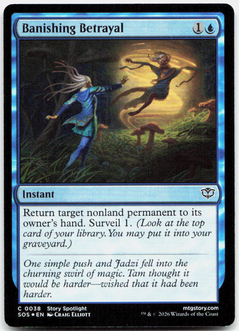 Banishing Betrayal NM Foil C Secrets of Strixhaven 38
