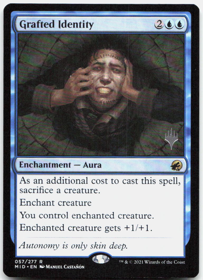 Grafted Identity NM R Promo: Innistrad: Midnight Hunt 57