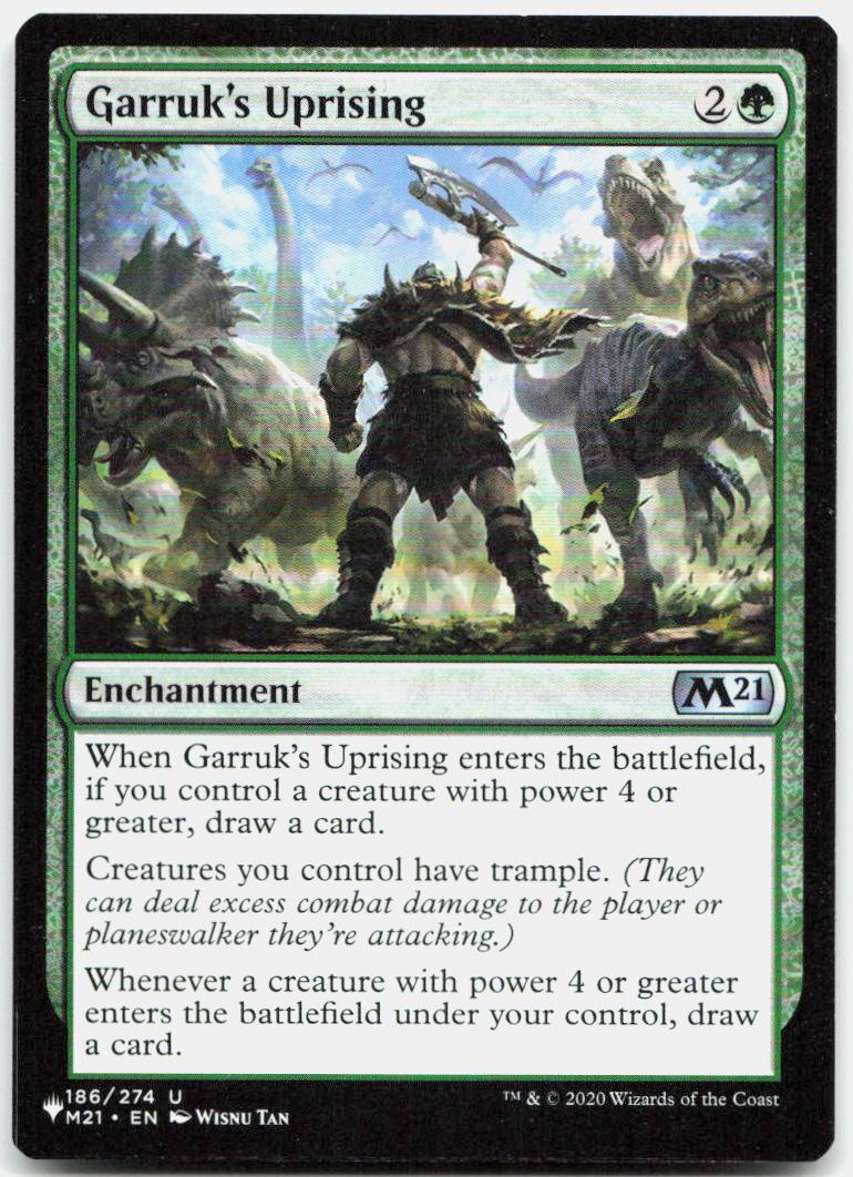 Garruk's Uprising NM U Core Set 2021 186