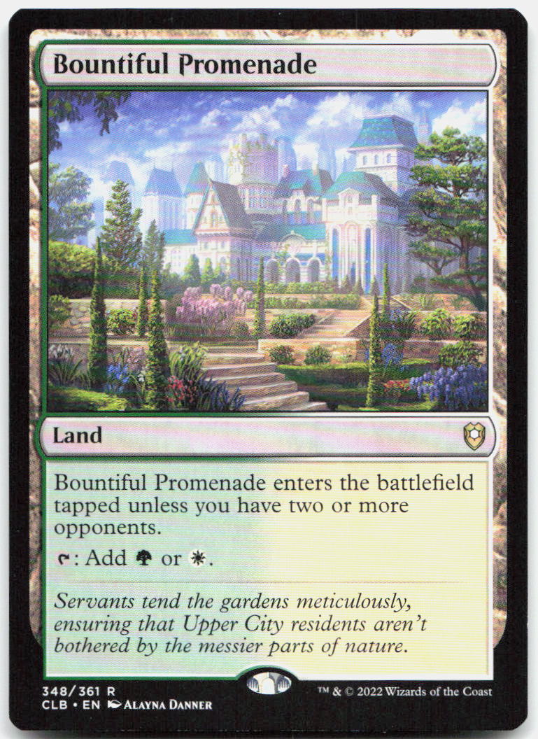 Bountiful Promenade NM R Commander Legends: Battle for Baldur's Gate 348