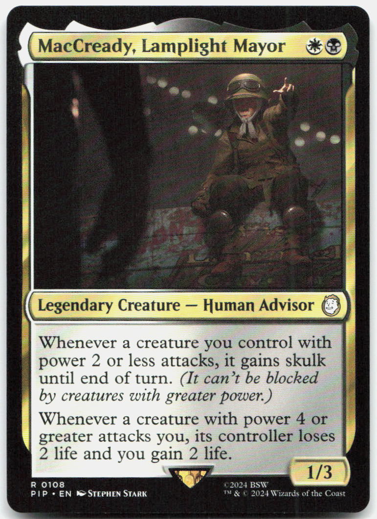 MacCready, Lamplight Mayor NM R Universes Beyond: Fallout 108