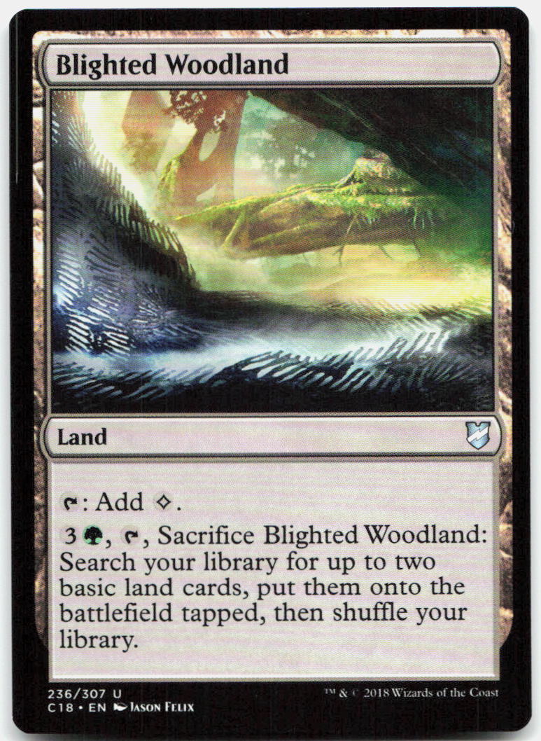 Blighted Woodland NM U Commander 2018 236
