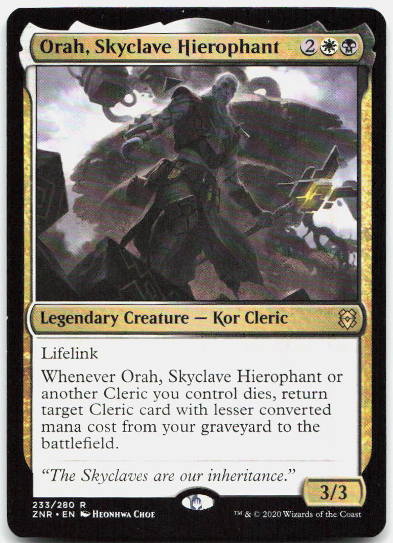 Orah, Skyclave Hierophant NM R Zendikar Rising 233