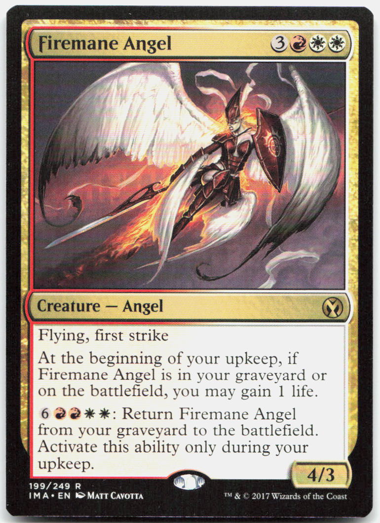 Firemane Angel NM R Iconic Masters 199