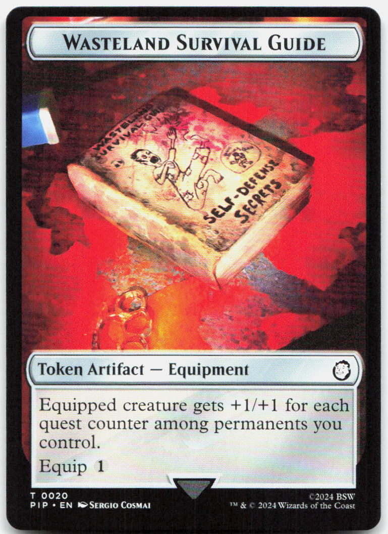 Treasure (0018) // Wasteland Survival Guide Double-Sided Token NM T Universes Be