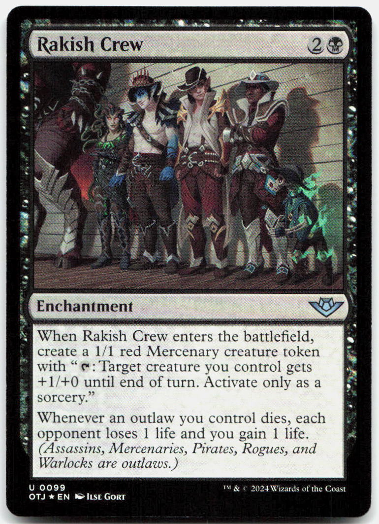 Rakish Crew NM Foil U Outlaws of Thunder Junction 99