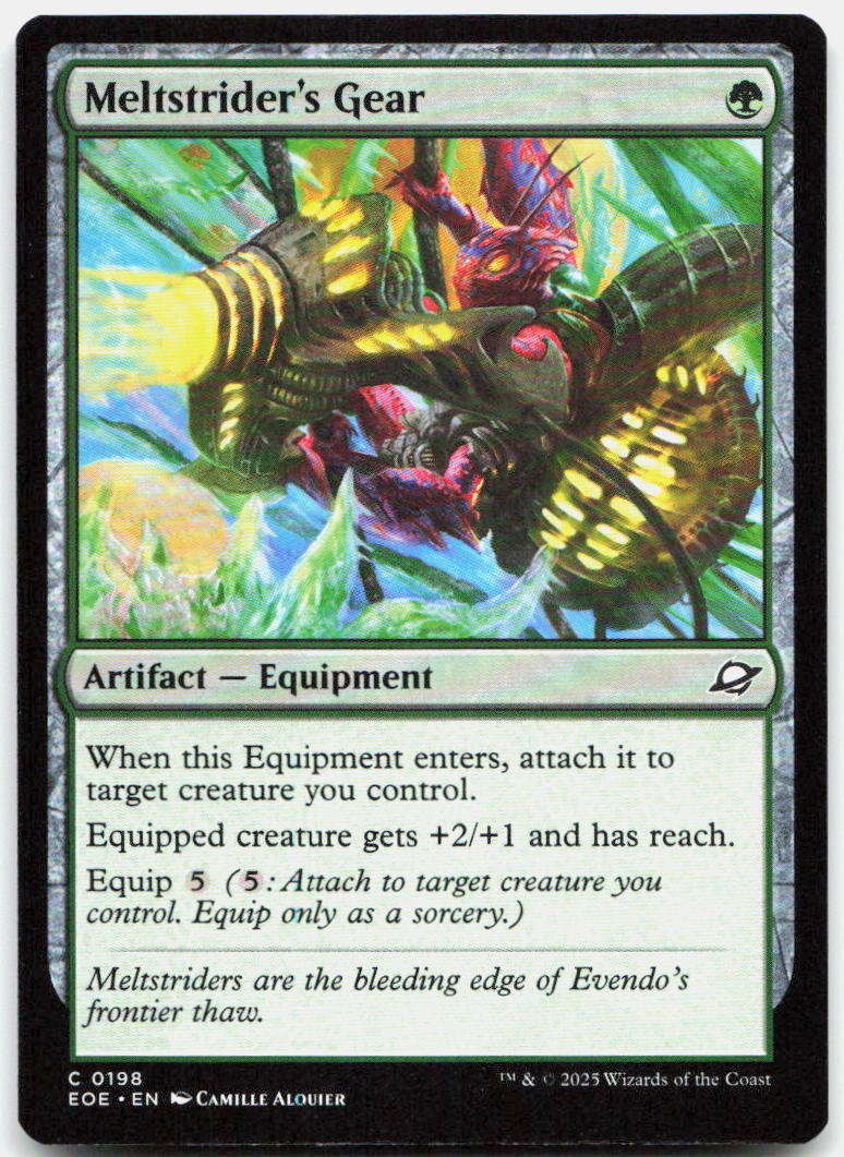 Meltstrider's Gear NM C Edge of Eternities 198