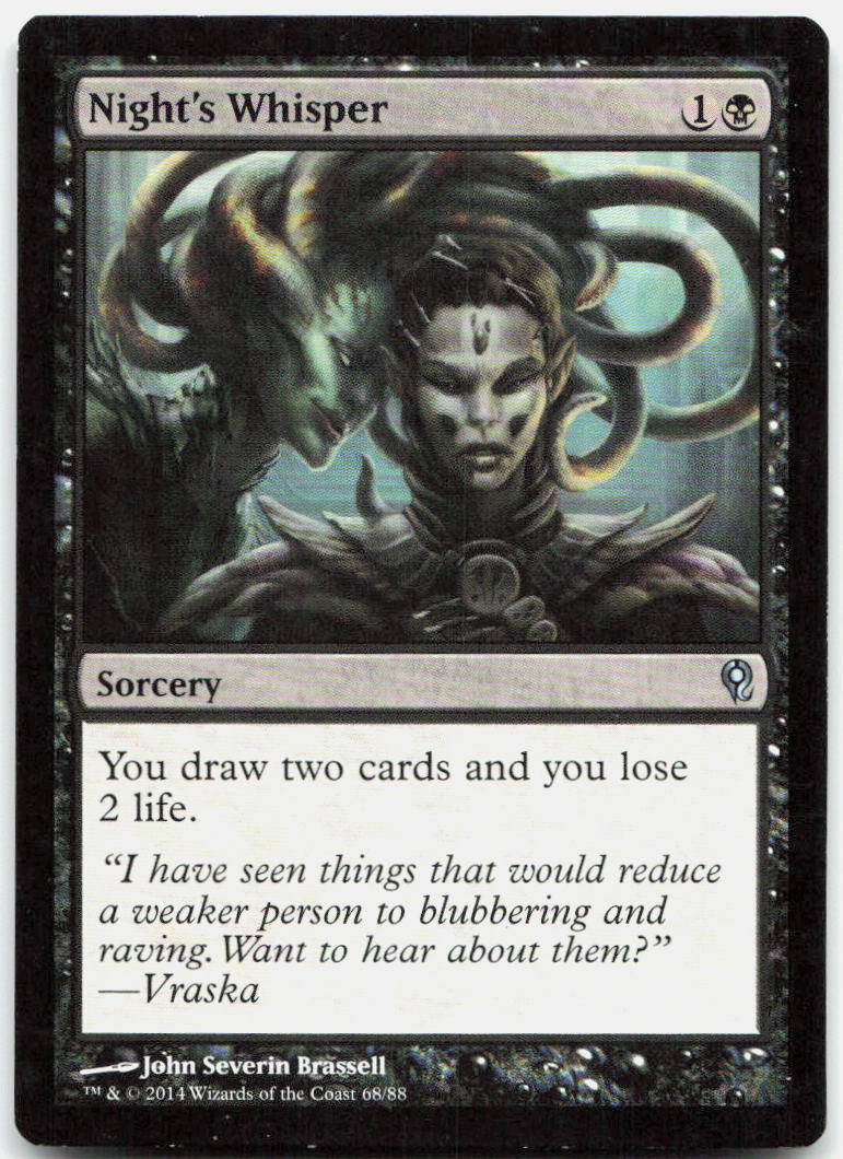 Night's Whisper NM U Duel Decks: Jace vs. Vraska 68