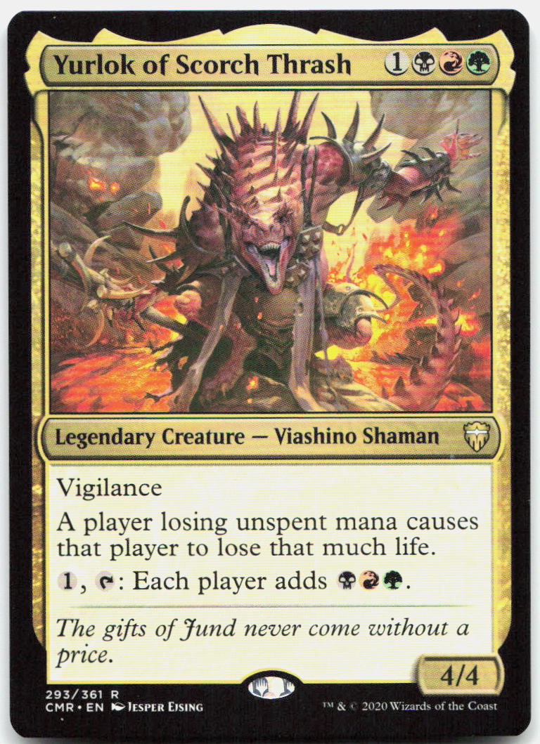 Yurlok of Scorch Thrash NM R Commander Legends 293