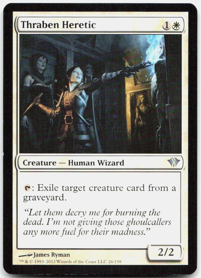 Thraben Heretic NM U Duel Decks: Blessed vs. Cursed 20