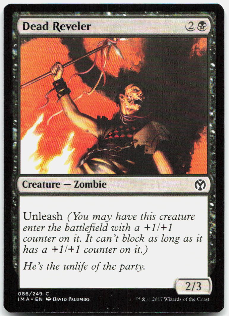 Dead Reveler NM C Iconic Masters 86