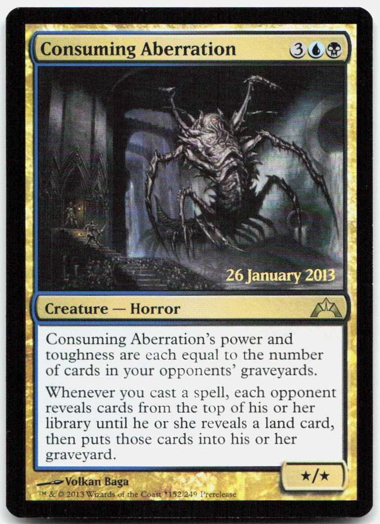 Consuming Aberration (FDN) NM Foil R Prerelease Cards 238
