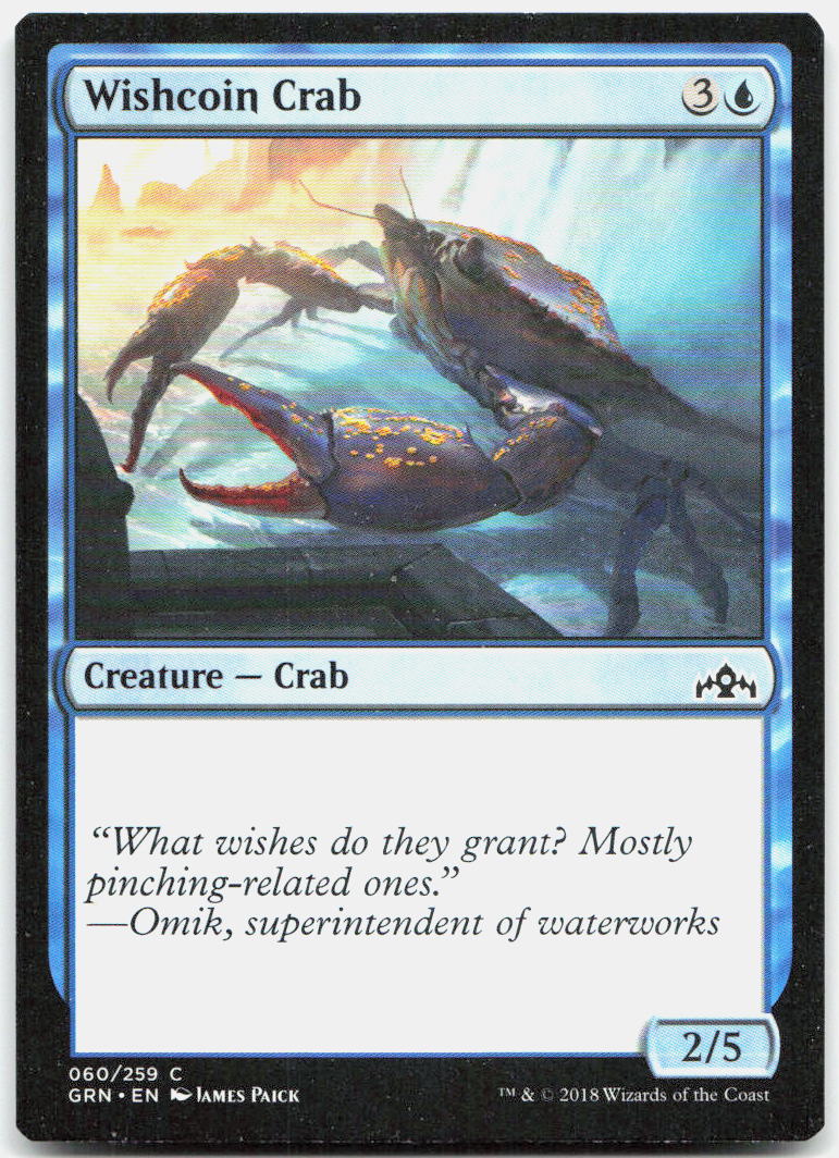 Wishcoin Crab NM C Guilds of Ravnica 60