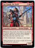Syr Carah, the Bold NM Foil U Throne of Eldraine 145