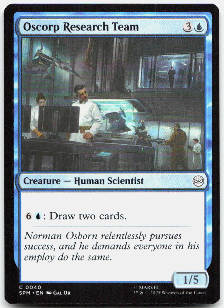 Oscorp Research Team NM C Marvel's Spider-Man 40