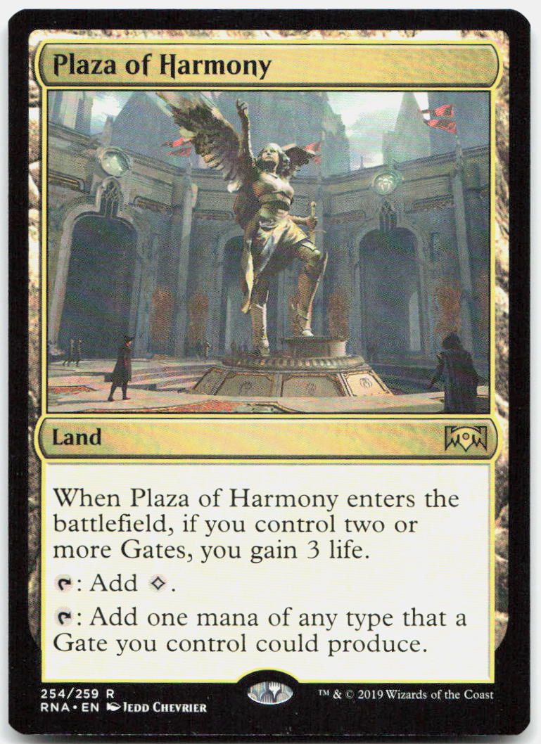 Plaza of Harmony NM R Ravnica Allegiance 254