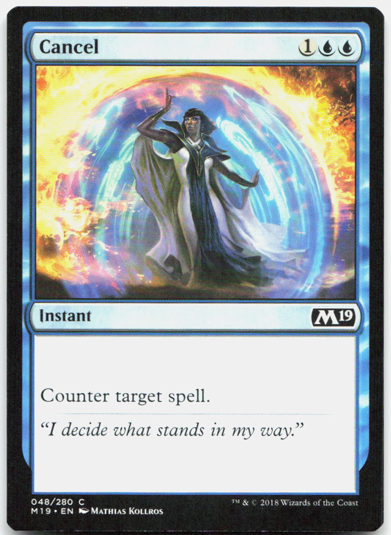 Cancel NM C Core Set 2019 48