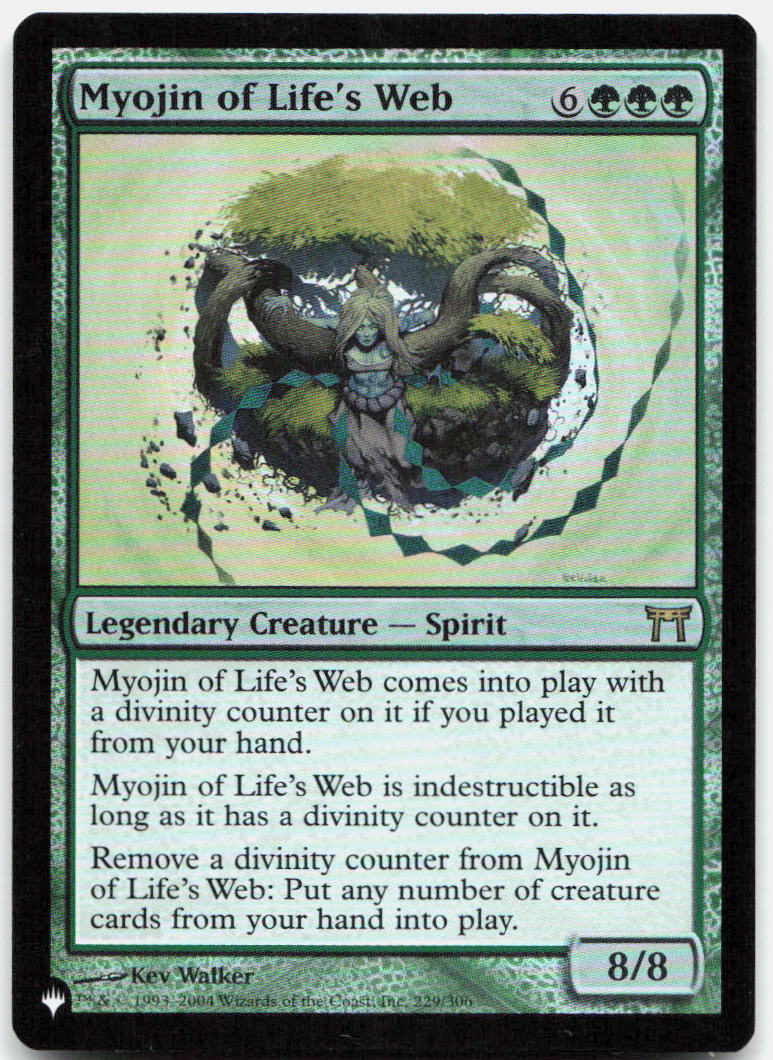 Myojin of Life's Web NM Foil R The List Reprints 229