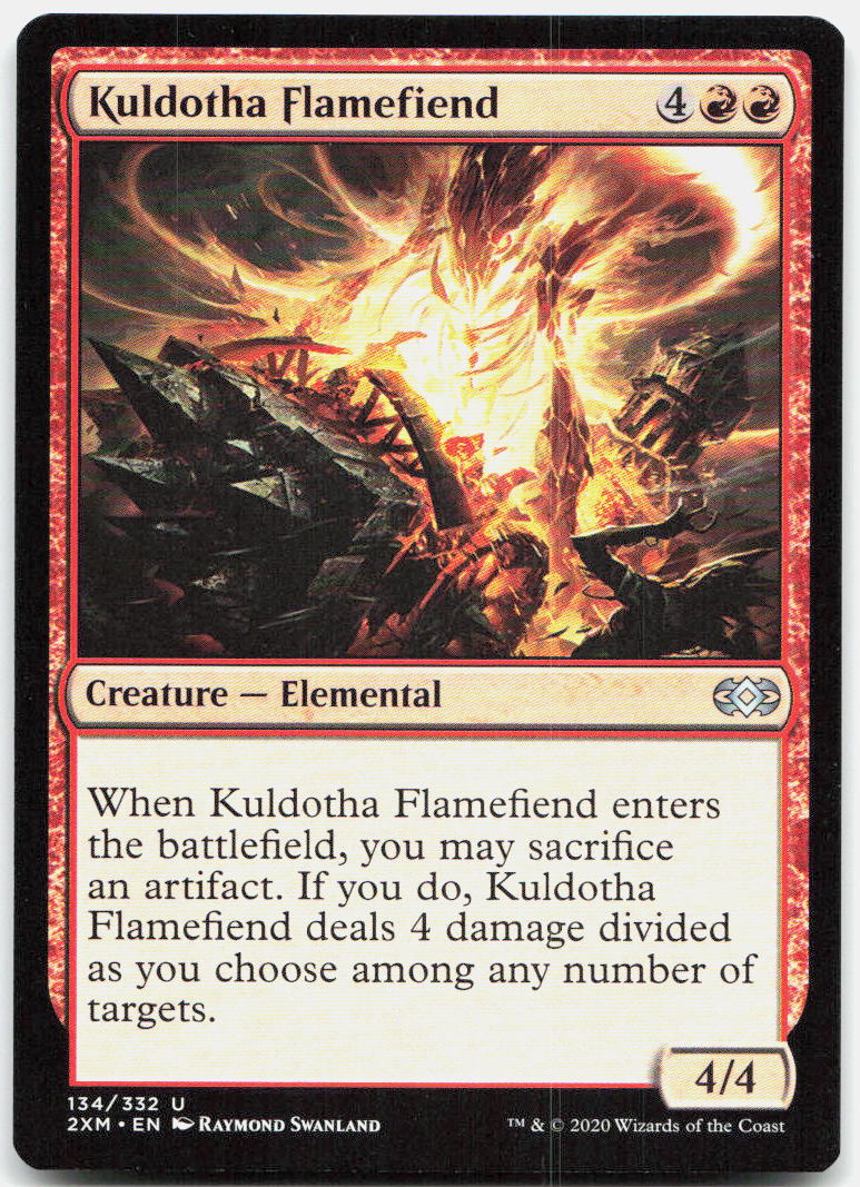 Kuldotha Flamefiend NM U Double Masters 134