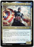Captain America, Living Legend NM Foil U Marvel Super Heroes 210