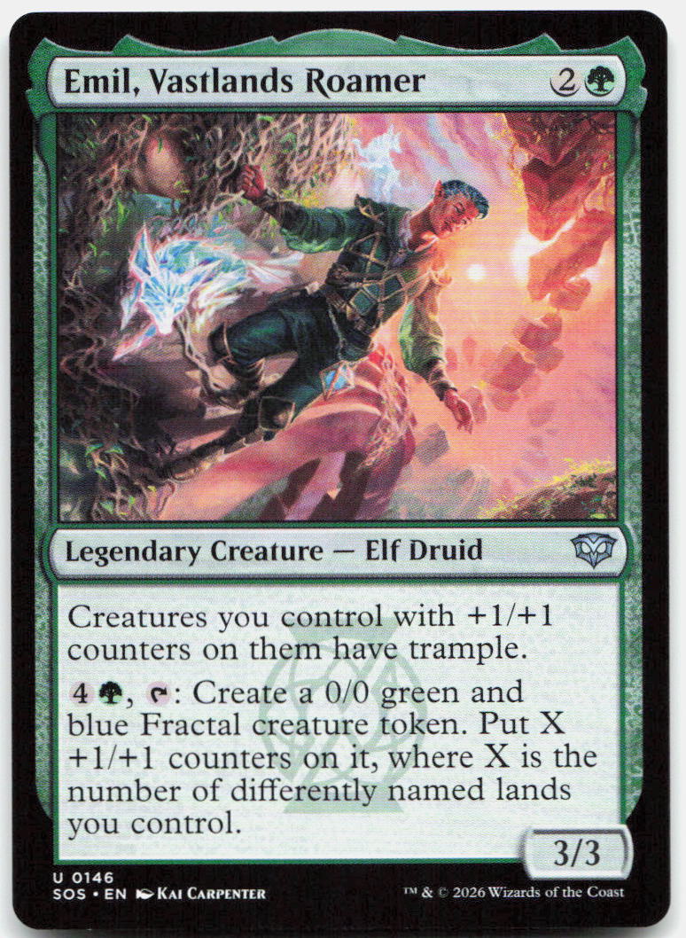 Emil, Vastlands Roamer NM U Secrets of Strixhaven 146
