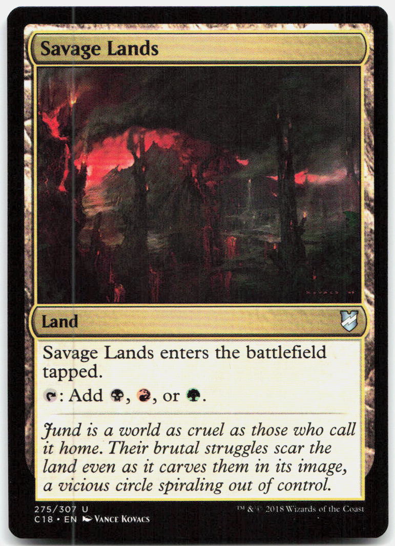 Savage Lands NM U Commander 2018 275