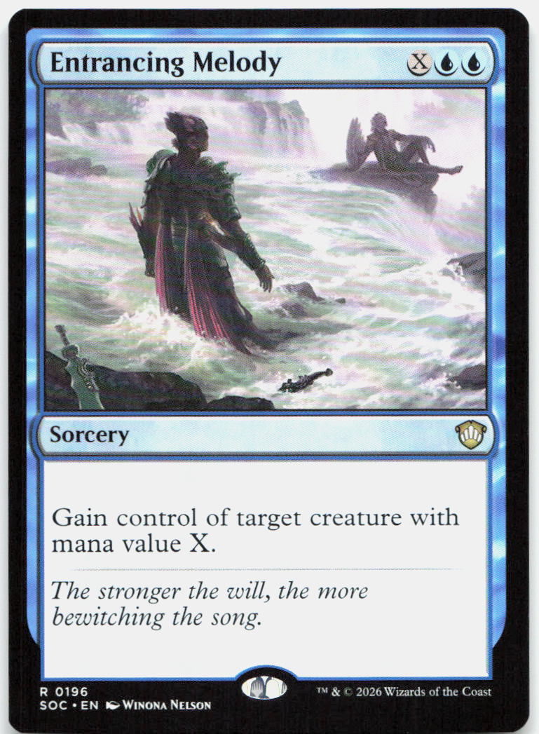 Entrancing Melody NM R Commander: Secrets of Strixhaven 196
