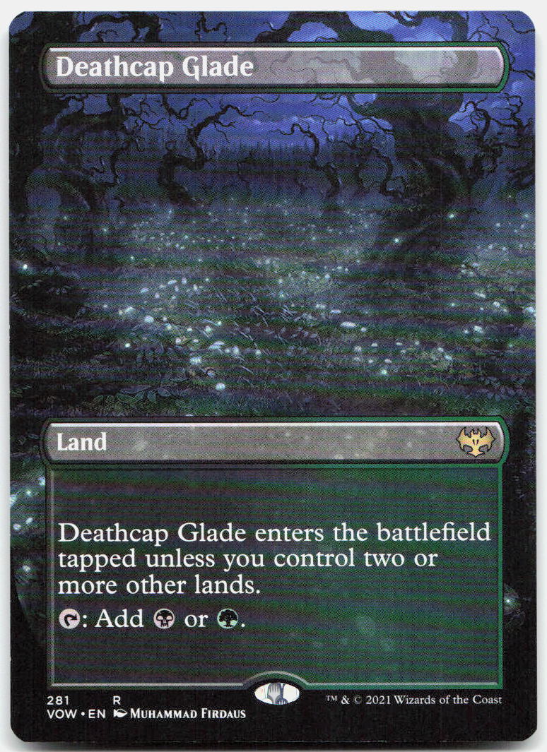 Deathcap Glade (Borderless) NM R Innistrad: Crimson Vow 281