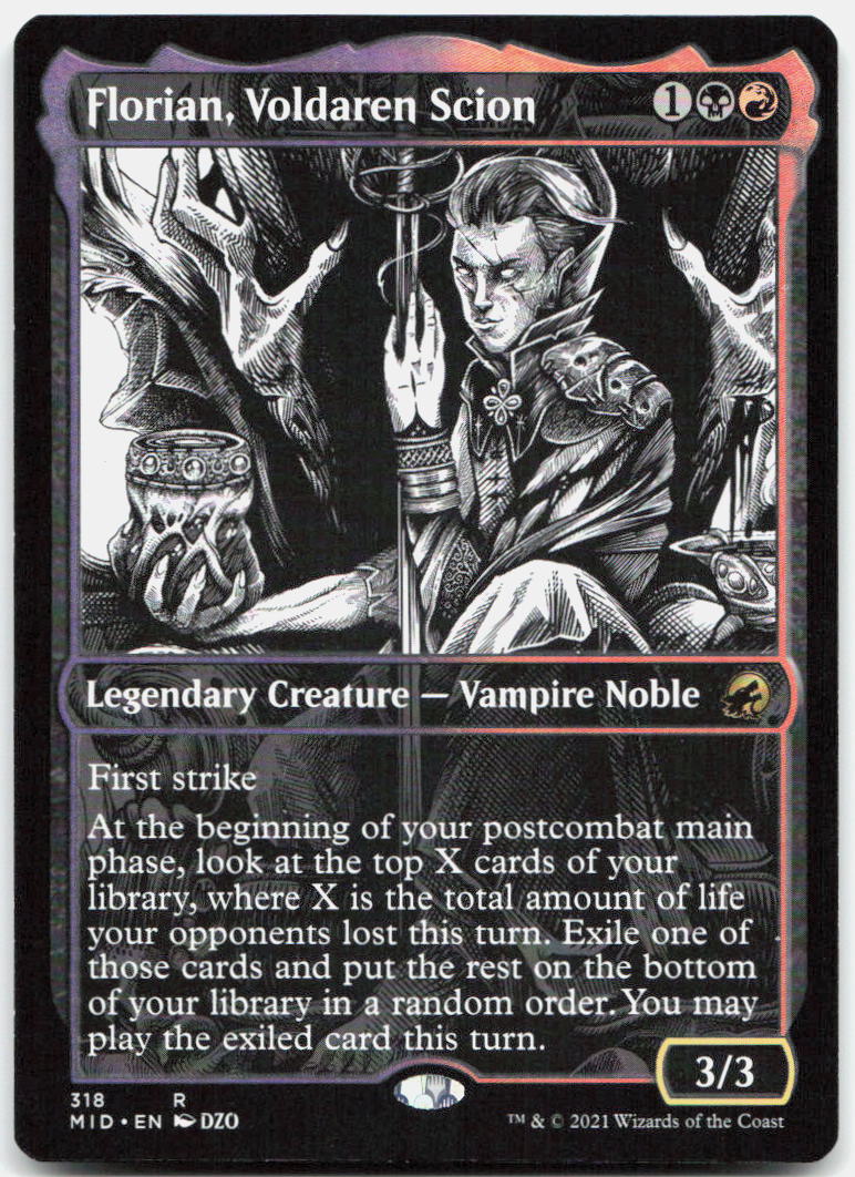Florian, Voldaren Scion (Showcase) NM R Innistrad: Midnight Hunt 318