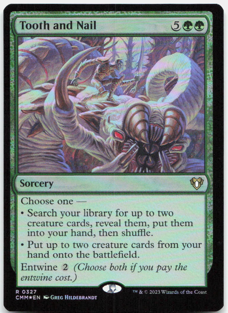 Tooth and Nail NM Foil R Commander Masters 327
