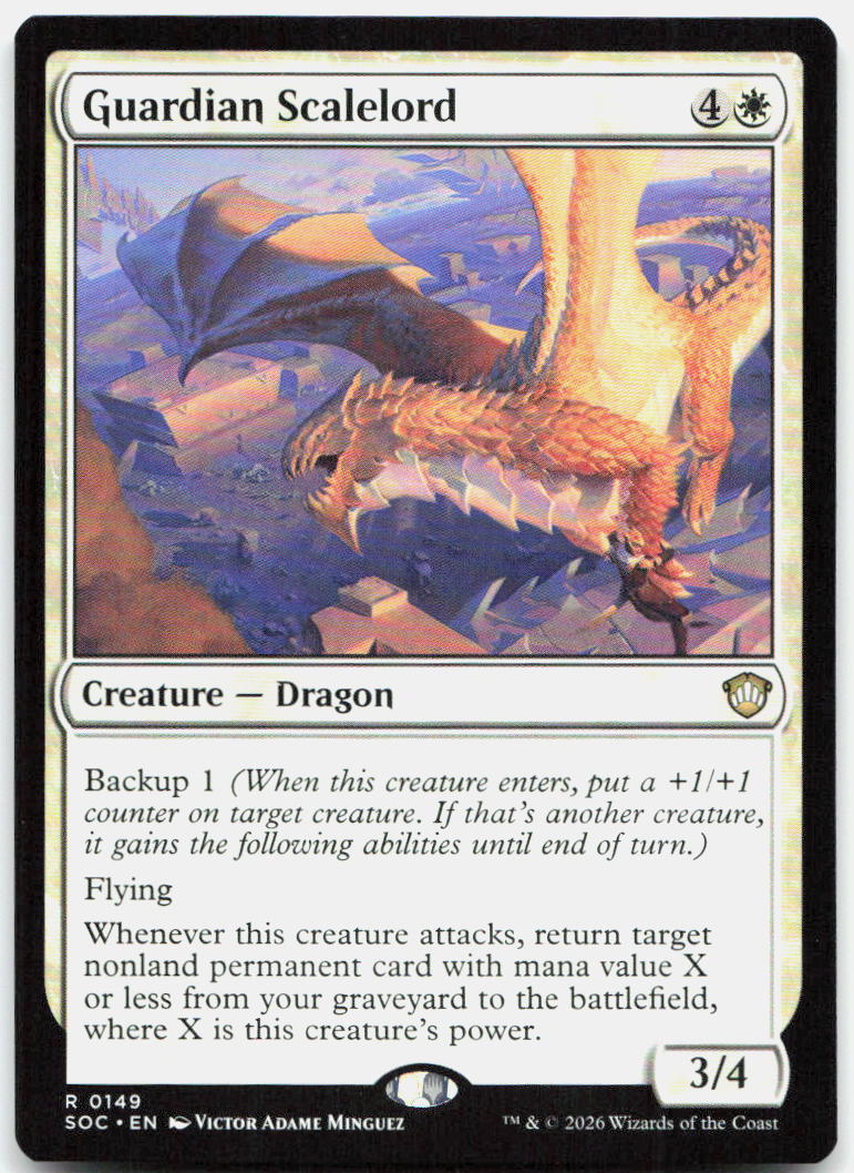 Guardian Scalelord NM R Commander: Secrets of Strixhaven 149
