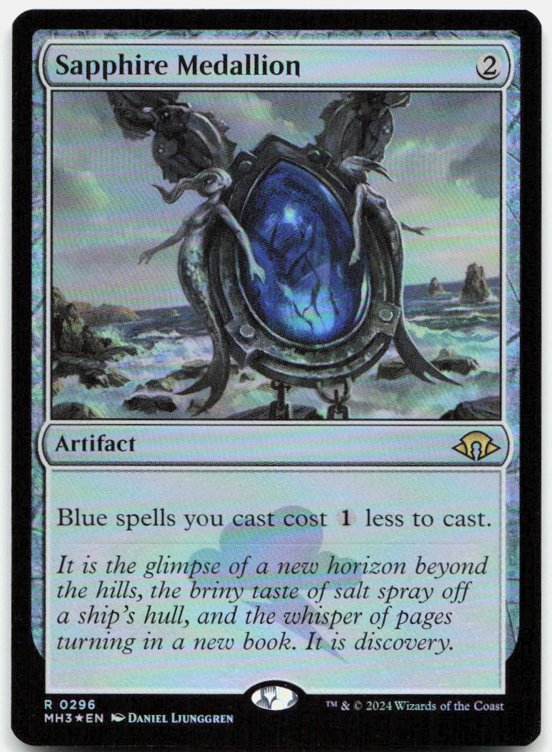 Sapphire Medallion NM Foil R Modern Horizons 3 296