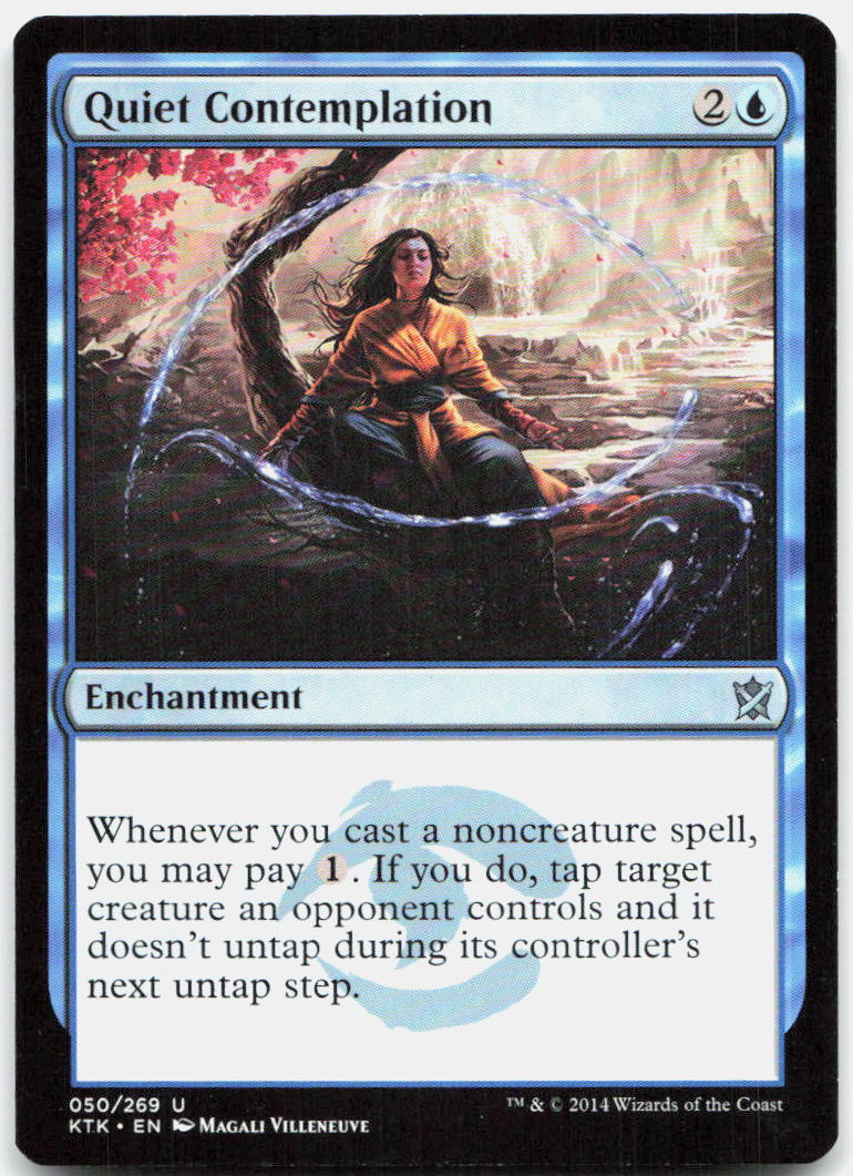 Quiet Contemplation NM U Khans of Tarkir 50