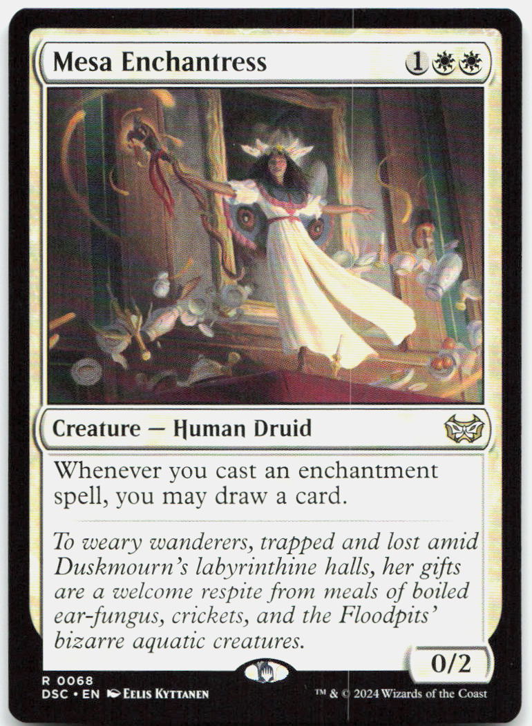 Mesa Enchantress NM R Commander: Duskmourn: House of Horror 68