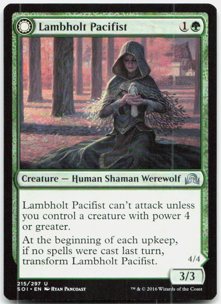 Lambholt Pacifist NM U Shadows over Innistrad 215