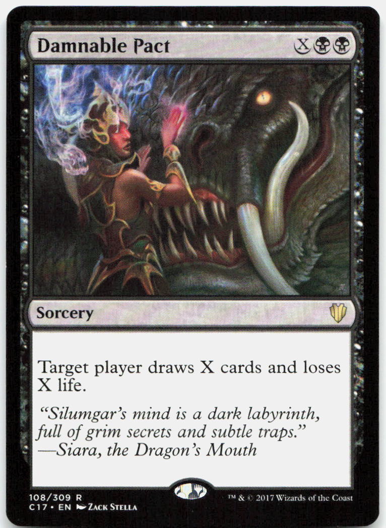 Damnable Pact NM R Commander 2017 108
