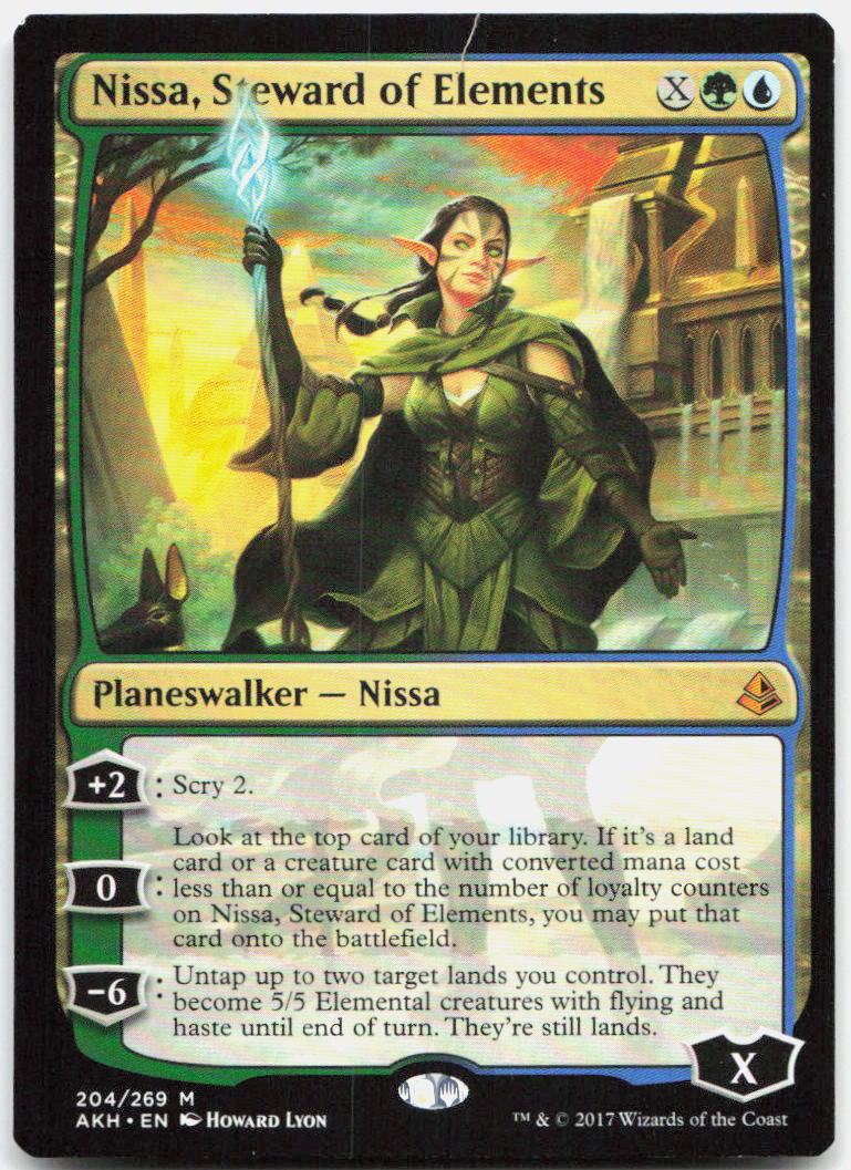 Nissa, Steward of Elements NM M Amonkhet 204