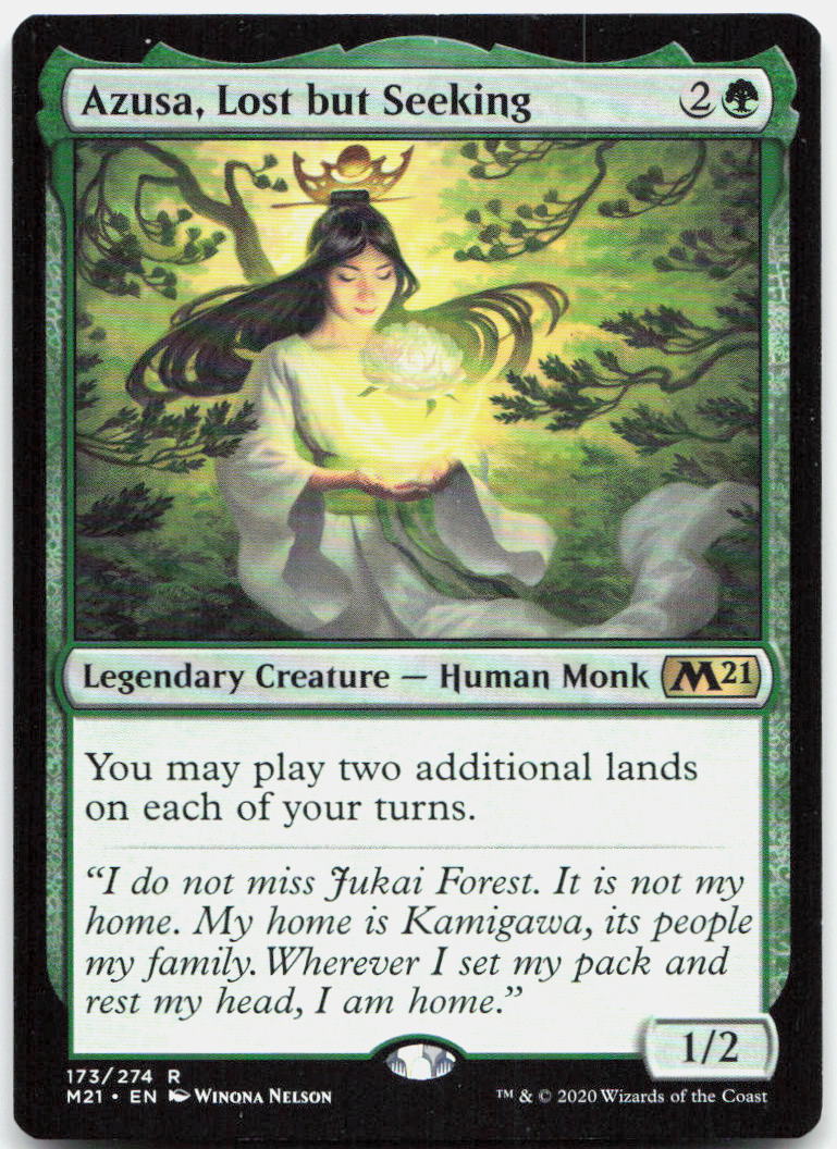 Azusa, Lost but Seeking NM R Core Set 2021 173