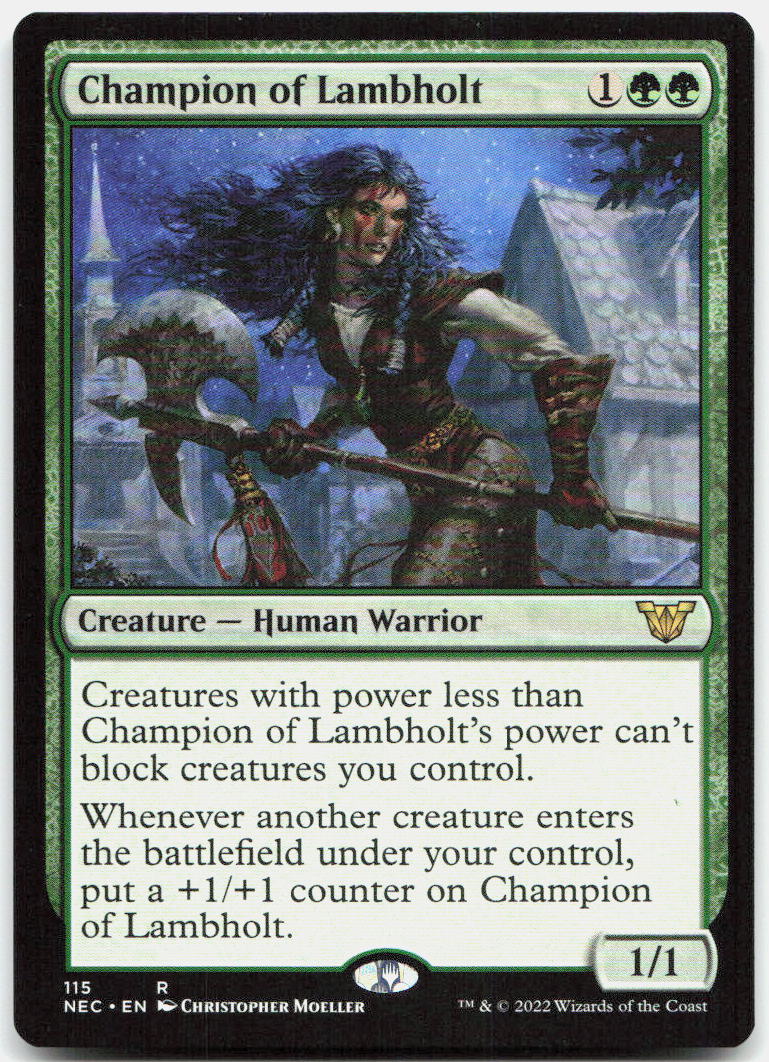 Champion of Lambholt NM R Commander: Kamigawa: Neon Dynasty 115