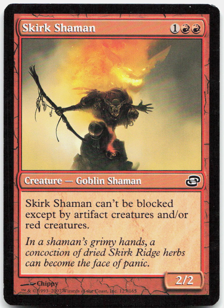 Skirk Shaman NM C Planar Chaos 123