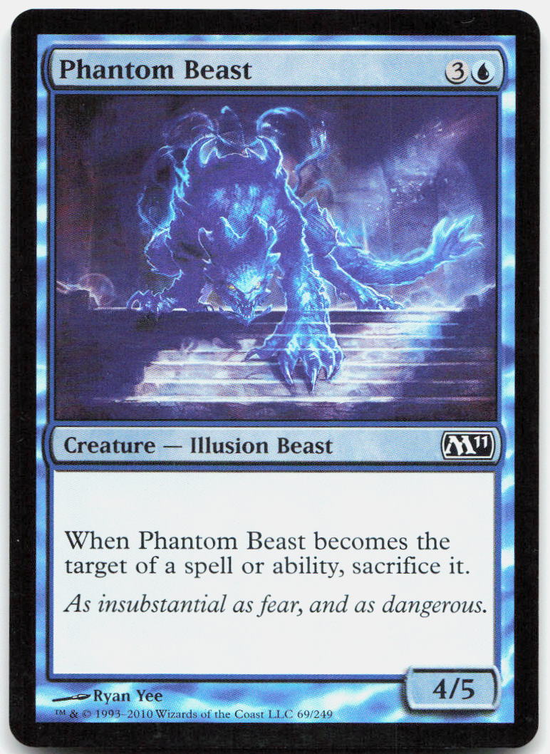 Phantom Beast NM Foil C Magic 2011 (M11) 69