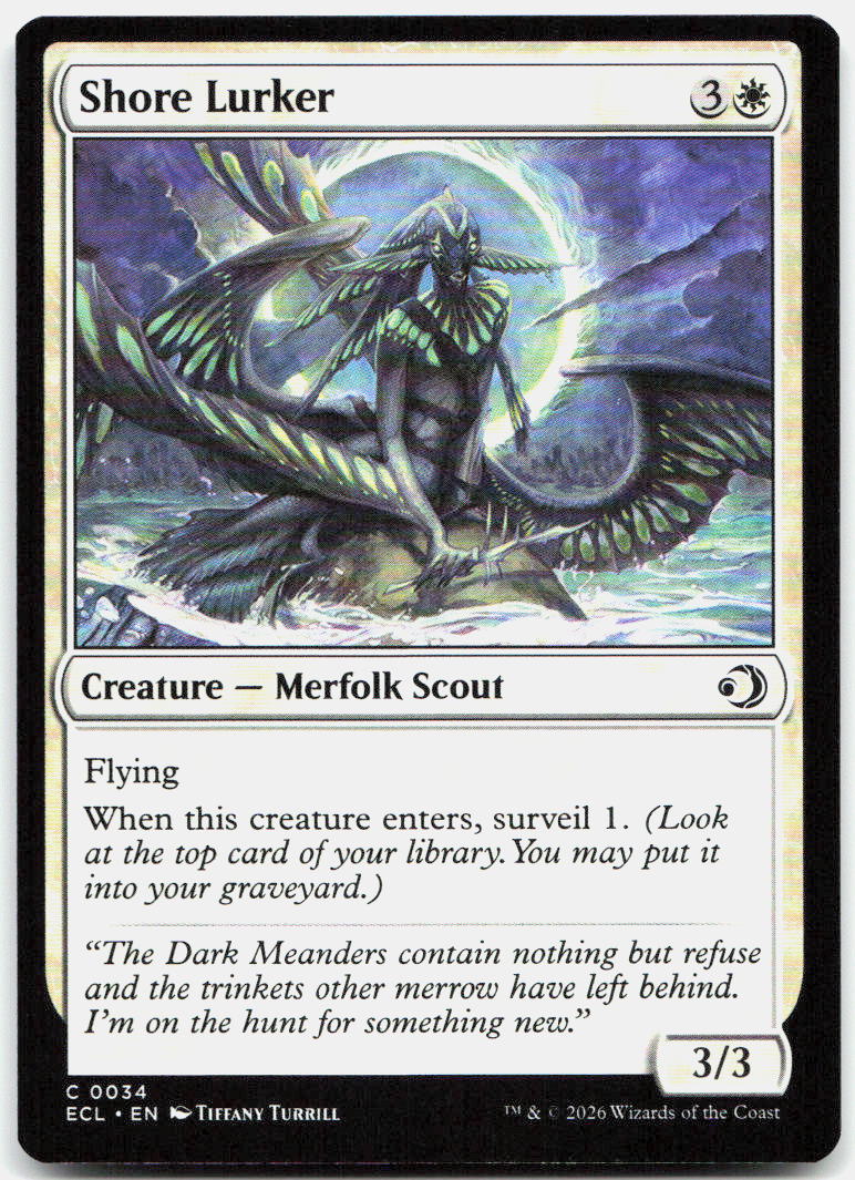 Shore Lurker NM C Lorwyn Eclipsed 34